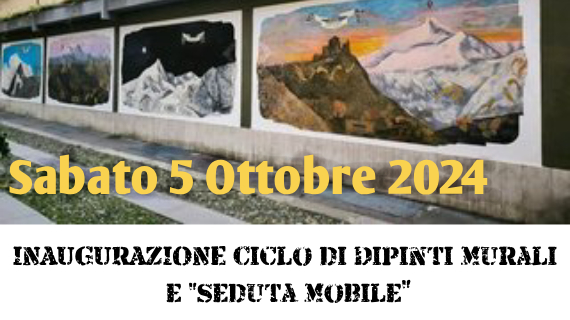 INAUGURAZIONE Ciclo di Dipinti Murali e “Seduta Mobile” – Restituzione Pubblica alla cittadinanza.